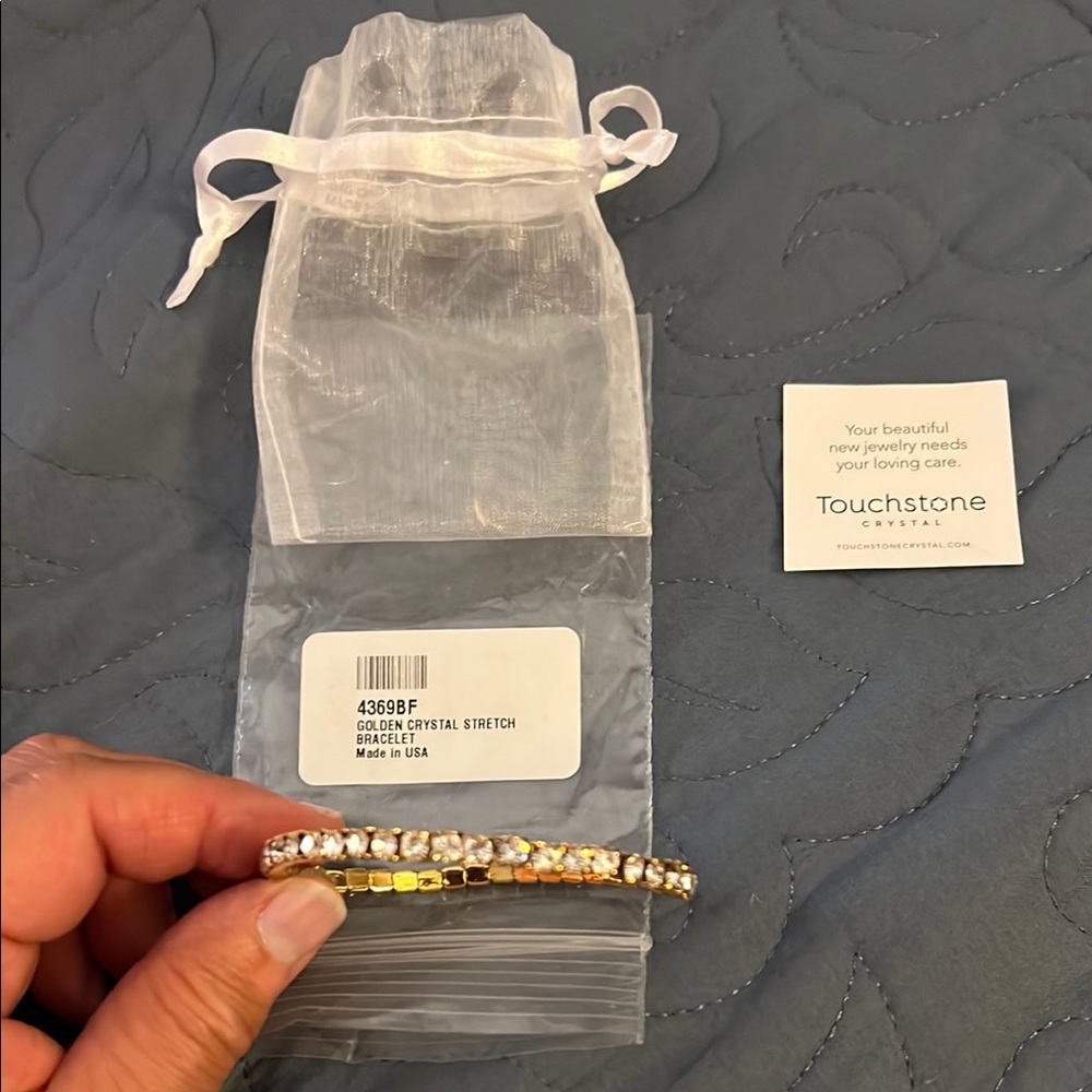 Touchstone Crystal Stretch Bracelet